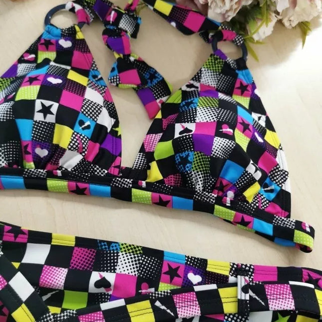 South Coast 38(M) dydžio dviejų dalių  margas maudymosi kostiumėlis Finest Premium