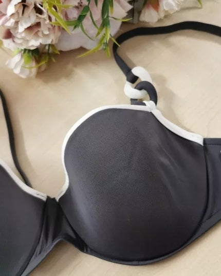 Chantelle 70C dydžio tamsiai pilkos spalvos maudymuko liemenėlė C22050-0GW