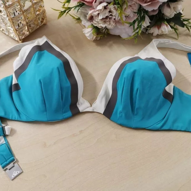 Chantelle 85C dydžio marga maudymuko liemenėlė 6531