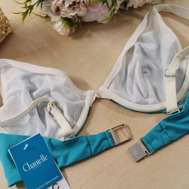Chantelle 85C dydžio marga maudymuko liemenėlė 6531