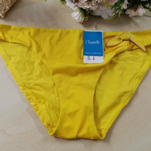 Chantelle 40(L) dydžio geltonos spalvos maudymosi kostiumėlio kelnaitės 6503