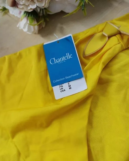 Chantelle 40(L) dydžio geltonos spalvos maudymosi kostiumėlio kelnaitės 6503