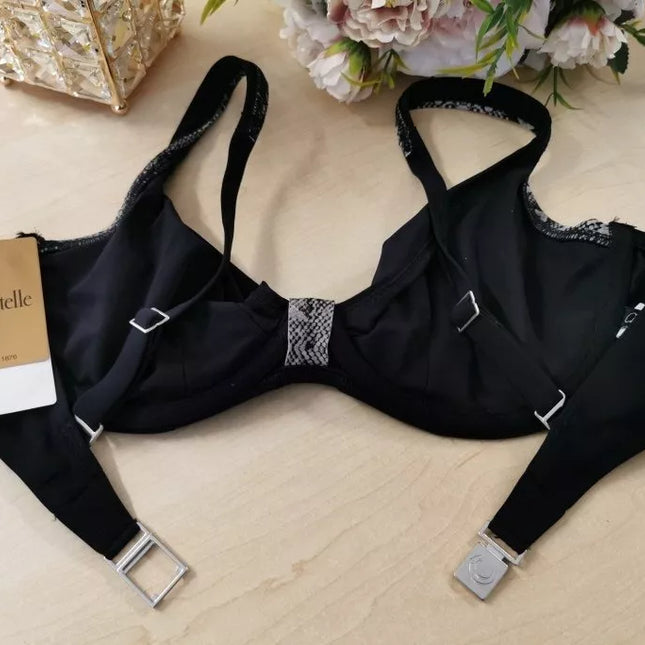 Chantelle 75C dydžio juodos spalvos maudymuko liemenėlė C15410