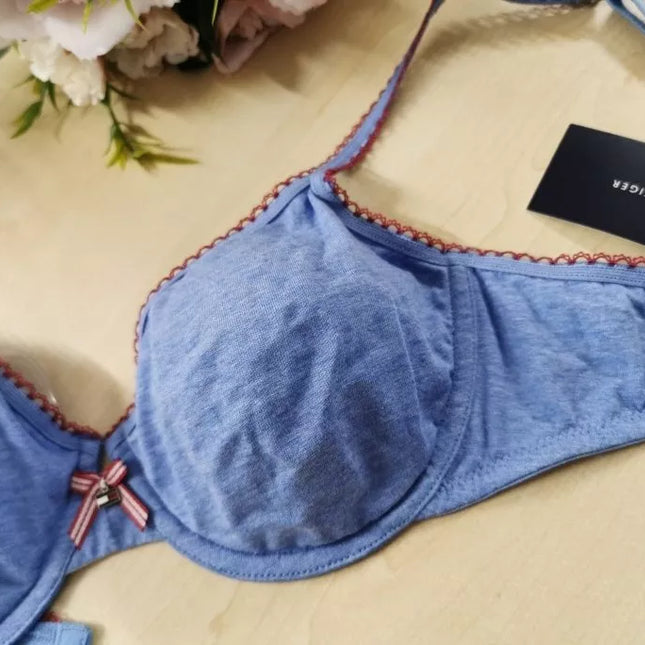 Tommy Hilfiger 85B dydžio melsva liemenėlė Emily