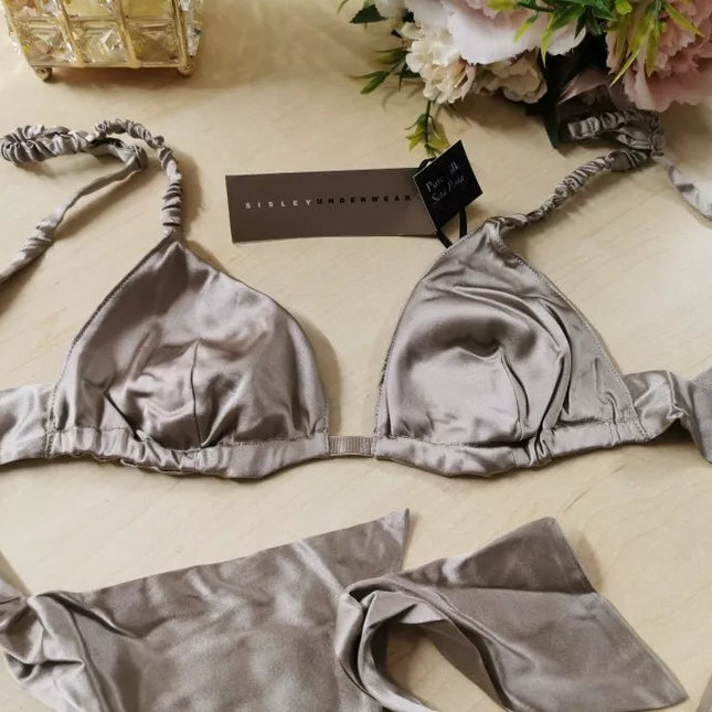 Sisley Underwear XS M dydžio pudros spalvos liemenėlė 95042