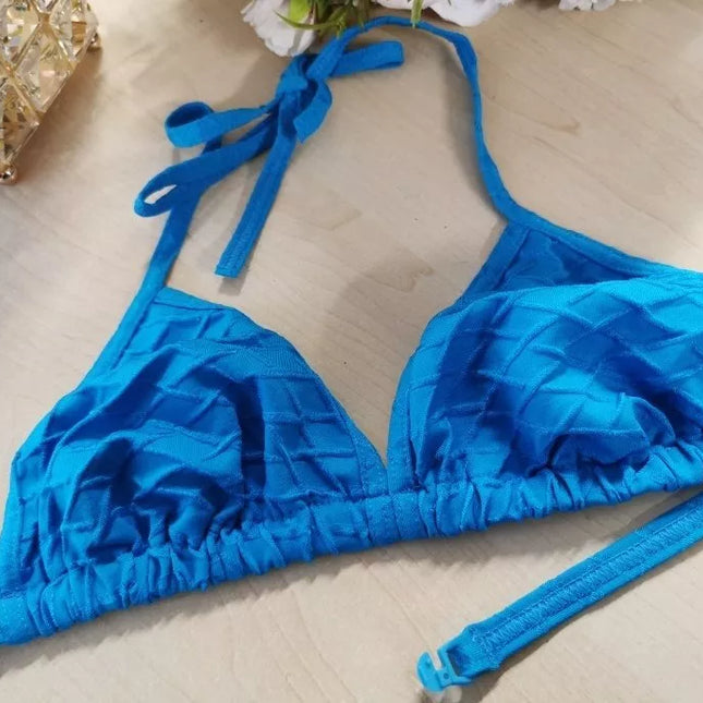 Triumph 38 dydžio žydra maudymuko liemenėlė Lillyets COT 92101