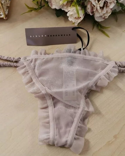 Sisley Underwear XS(34) dydžio pudros spalvos stringai  14118