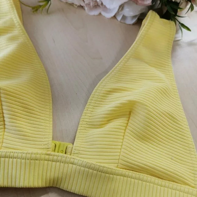 ASOS 38(M) dydžio geltonos spalvos maudymuko liemenėlė
