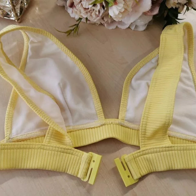 ASOS 38(M) dydžio geltonos spalvos maudymuko liemenėlė