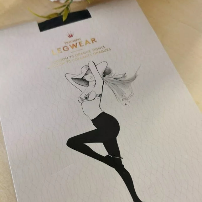 Triumph S(36) dydžio 70DEN juodos spalvos pėdkelnės Cocoon 18949 black