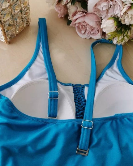 bpc bonprix collection  turkio spalvos vientisas maudymosi kostiumėlis BODYFLIRT 922165