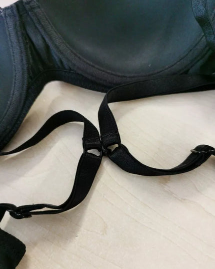 Sloggi 75C dydžio juodos spalvos liemenėlė Light lace WHP