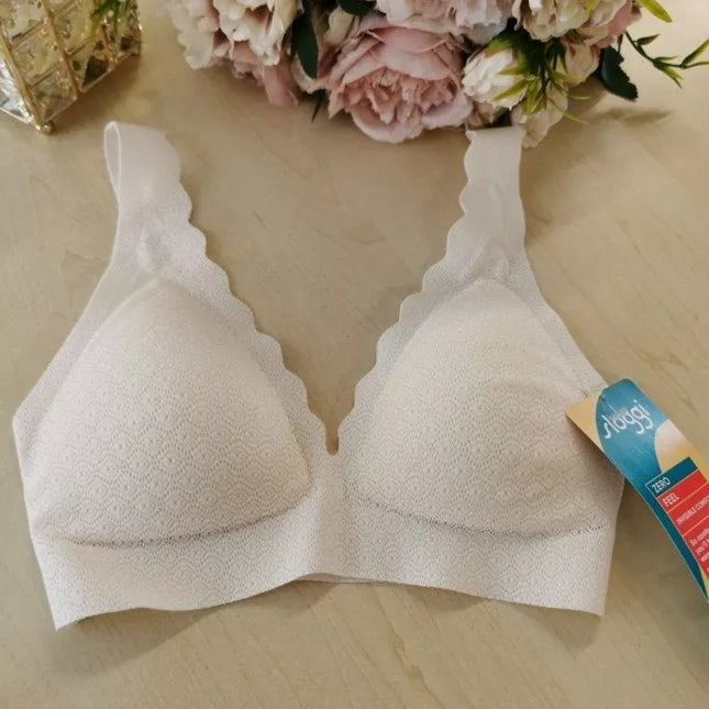 Soggi XS(34) dydžio rausvos spalvos sportinė liemenėlė ZERO Feel Lace Bralette