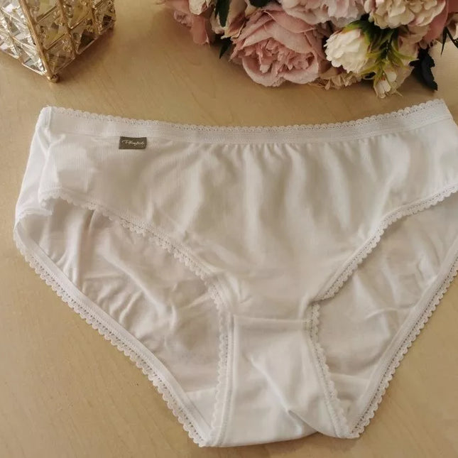 Playtex 40(L) dydžio baltos medvilninės kelnaitės P00BN