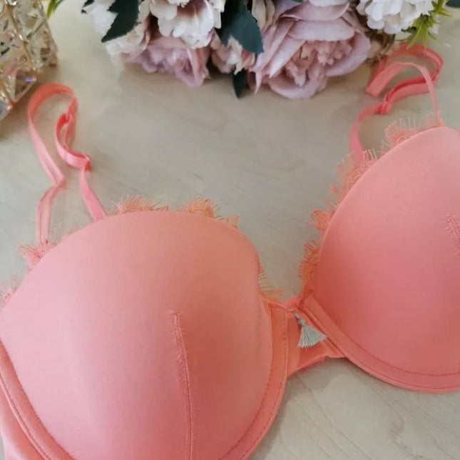 BeeDees 75B oranžinės spalvos liemenėlė BeeHot IA 2160 WDP