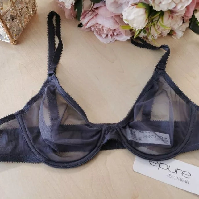 Epure Lise Charmel 70B dydžio pilkos spalvos liemenėlė Revelation Beaute Grey