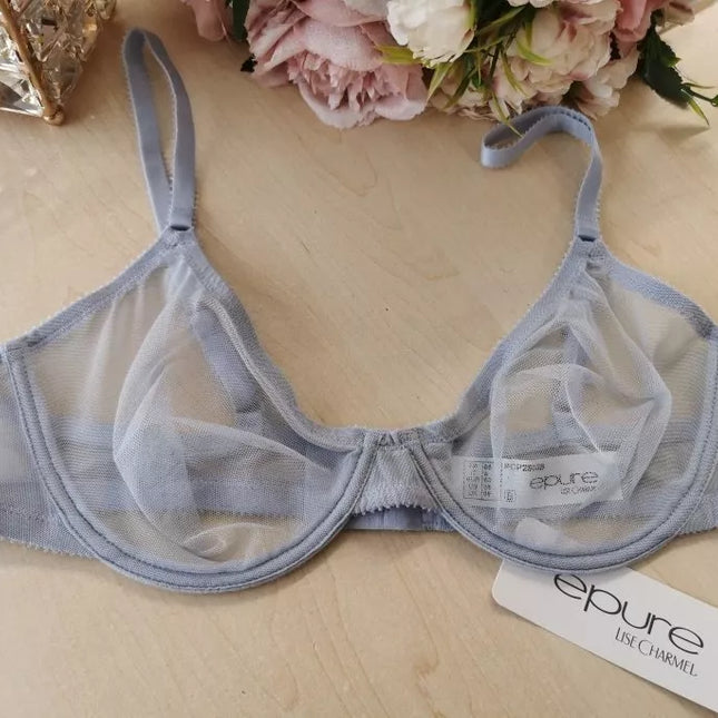 Epure Lise Charmel 80B 80C dydžio melsva perregima liemenėlė Revelation Beaute sky blue
