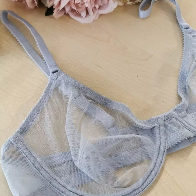 Epure Lise Charmel 80B 80C dydžio melsva perregima liemenėlė Revelation Beaute sky blue