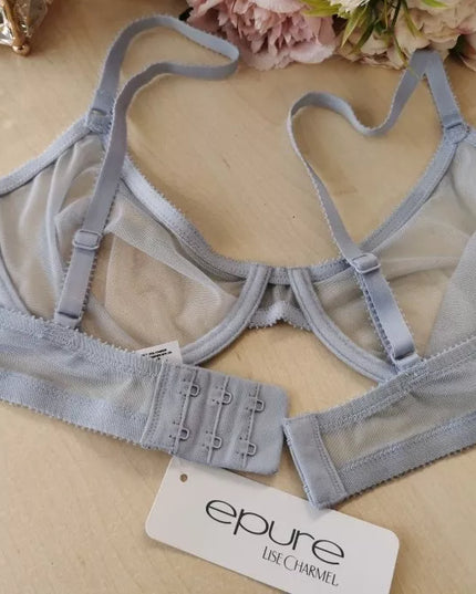 Epure Lise Charmel 80B 80C dydžio melsva perregima liemenėlė Revelation Beaute sky blue