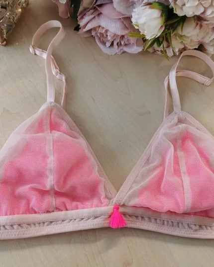 Hunkemoller M(38) dydžio rausvos spalvos liemenėlė 113023003 Cloud Pink
