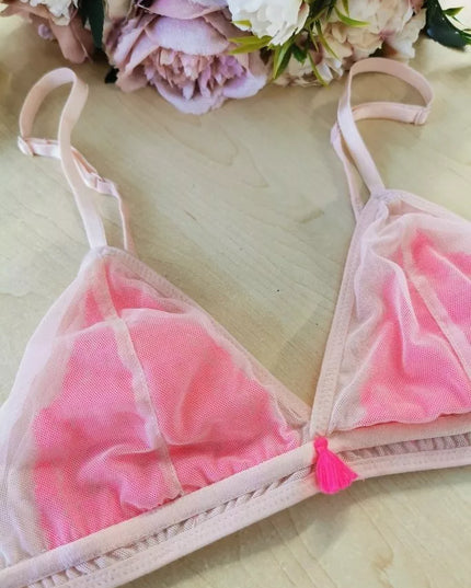 Hunkemoller M(38) dydžio rausvos spalvos liemenėlė 113023003 Cloud Pink