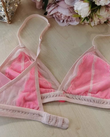 Hunkemoller M(38) dydžio rausvos spalvos liemenėlė 113023003 Cloud Pink