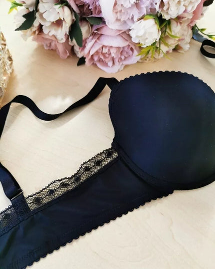 Epure Lise Charmel 70B dydžio rausva liemenėlė Tressage Dentelle Rose