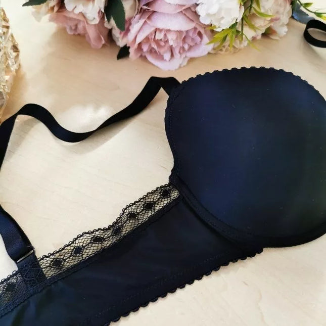 Epure Lise Charmel 70B dydžio rausva liemenėlė Tressage Dentelle Rose