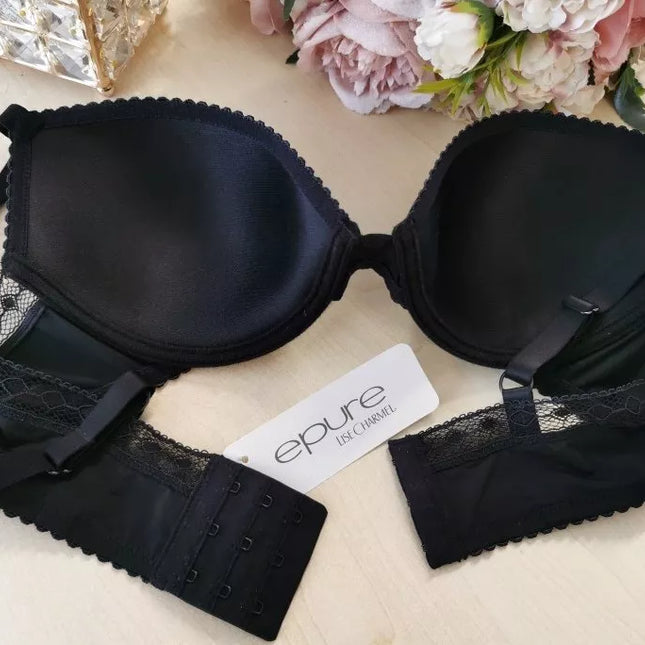 Epure Lise Charmel 70B dydžio rausva liemenėlė Tressage Dentelle Rose