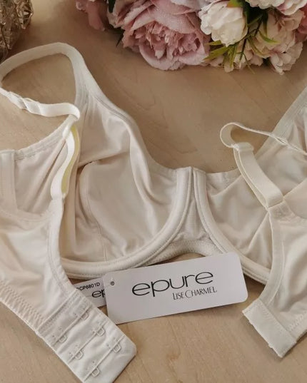 Epure Lise Charmel 70D dydžio kreminės spalvos liemenėlė Sensation Plaisir PCP6801D ecru