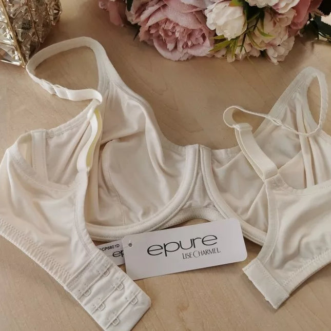Epure Lise Charmel 70D dydžio kreminės spalvos liemenėlė Sensation Plaisir PCP6801D ecru