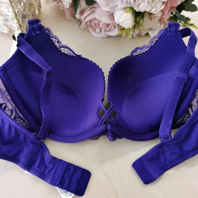 Valege 80D dydžio violetinės spalvos neriniuota liemenėlė WSGFOREWER Violet