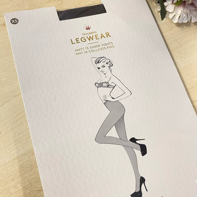 Triumph XS dydžio 15DEN juodos spalvos pėdkelnės 14469