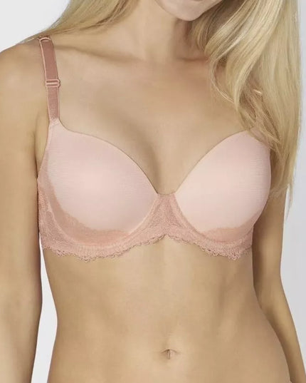 Triumph 75F šviesios persiko spalvos liemenėlė Lace Spotlight WP 01