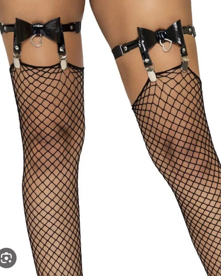 Leg Avenue juodi seksualūs keliaraiščiai 2334