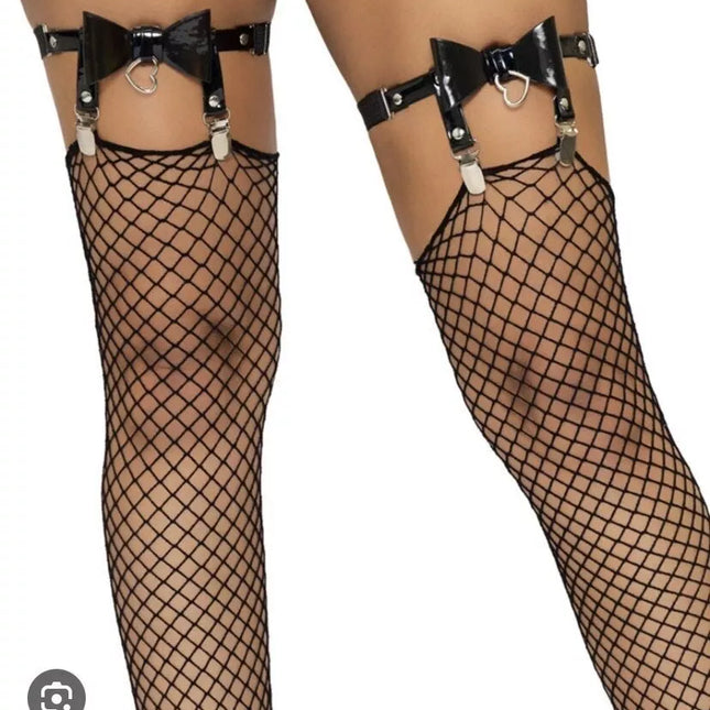 Leg Avenue juodi seksualūs keliaraiščiai 2334