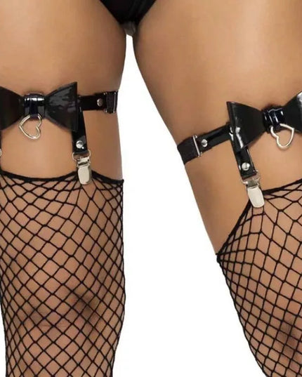 Leg Avenue juodi seksualūs keliaraiščiai 2334