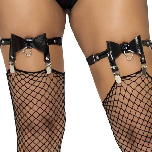 Leg Avenue juodi seksualūs keliaraiščiai 2334
