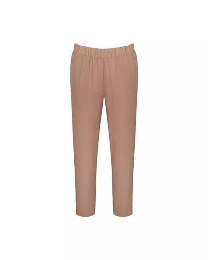 Triumph 36 38 40 42 44 dydžio moteriškos poliesterinės rusvos spalvos klasikinės ilgos kelnės Mix &amp; Match TAPERED TROUSERS