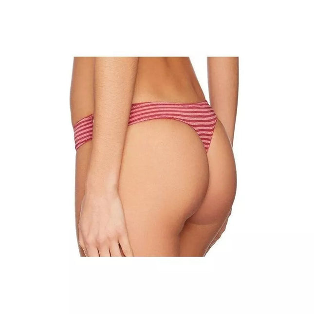 Beedees 38(M) 40(L) 42(XL) dydžio bordo spalvos dryžuoti stringai New Day String