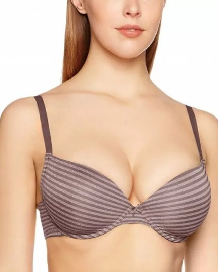 BeeDees 85D 80C 75B kakavos spalvos dryžuota liemenėlė New day WM