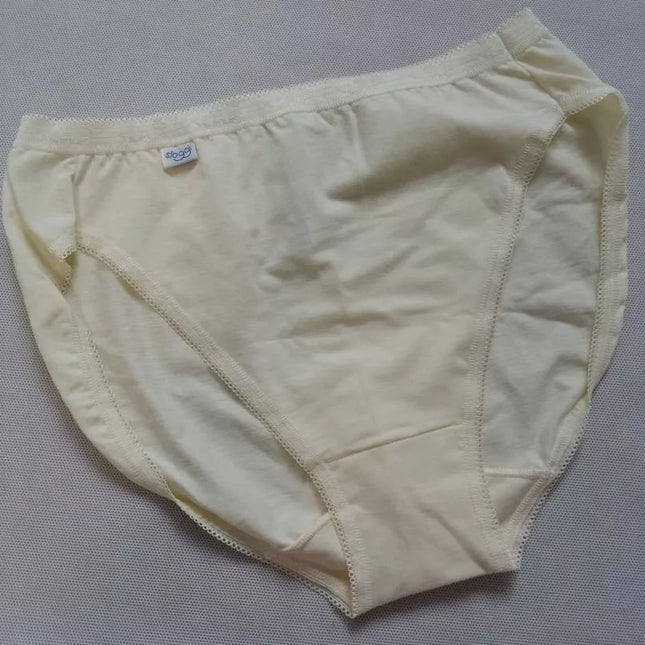 Sloggi 40(L) dydžio moteriškos gelsvos spalvos kelnaitės Basic H Tai