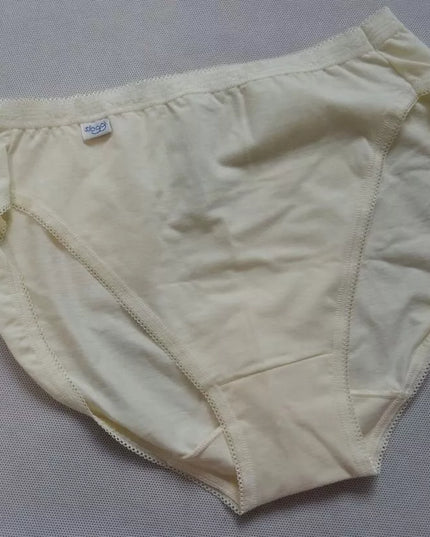 Sloggi 40(L) dydžio moteriškos gelsvos spalvos kelnaitės Basic H Tai