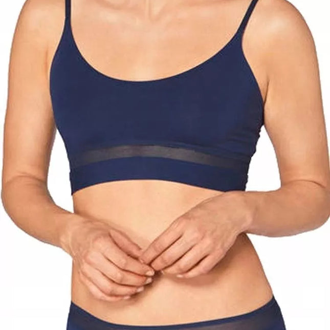 Sloggi S(36) dydžio tamsiai violetinės spalvos braletė Ever Fresh Crop Top