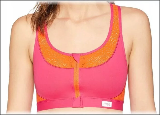 Triumph 90C dydžio marga  sportinė  liemenėlė su užtrauktuku women move FLY N