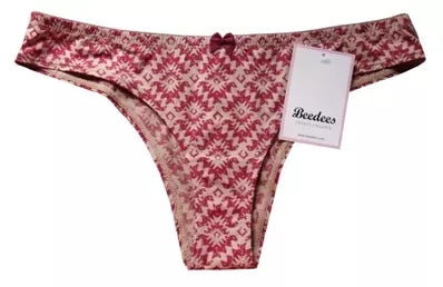 Beedees raštuotos 38/M 36(S) 40(L) dydžio kelnaitės Beecasual IA 2170 Brazilian