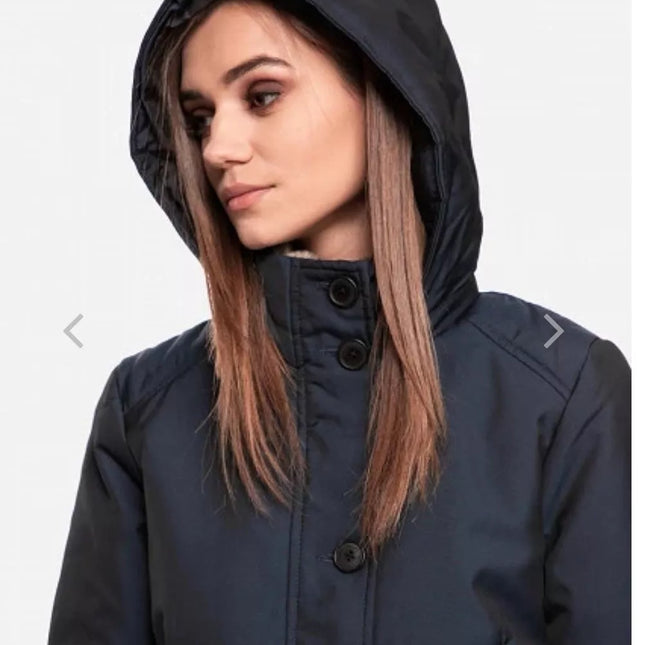 Tom Tailor XXXL(46) dydžio juodos spalvos šilta moteriška striukė žiemai Tom Tailor 14482
