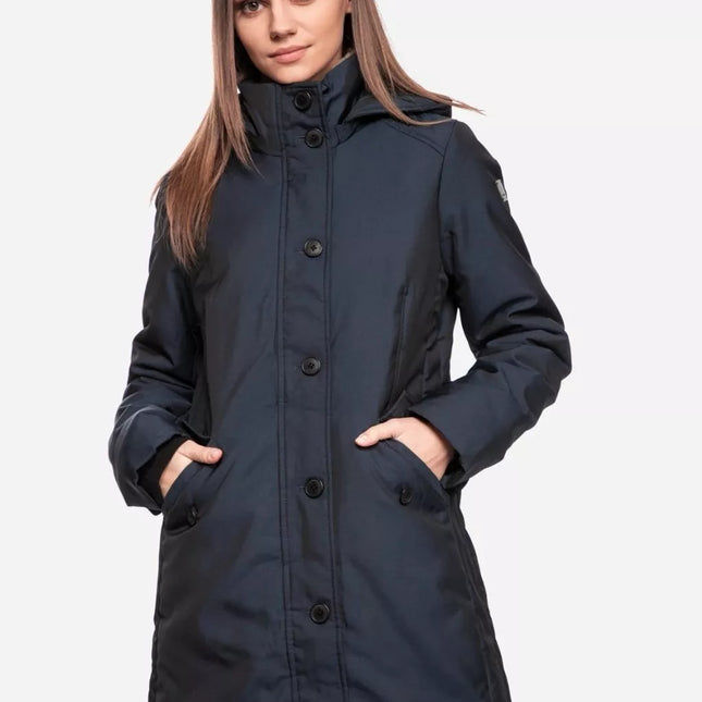 Tom Tailor XXXL(46) dydžio juodos spalvos šilta moteriška striukė žiemai Tom Tailor 14482