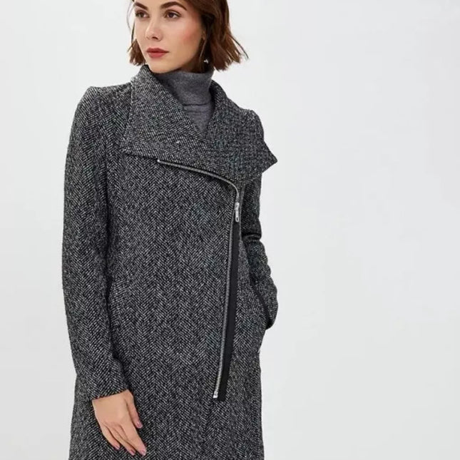 Tom Tailor XS(34) dydžio JUODOS spalvos moteriškas rudeninis paltas Tom Tailor 29999