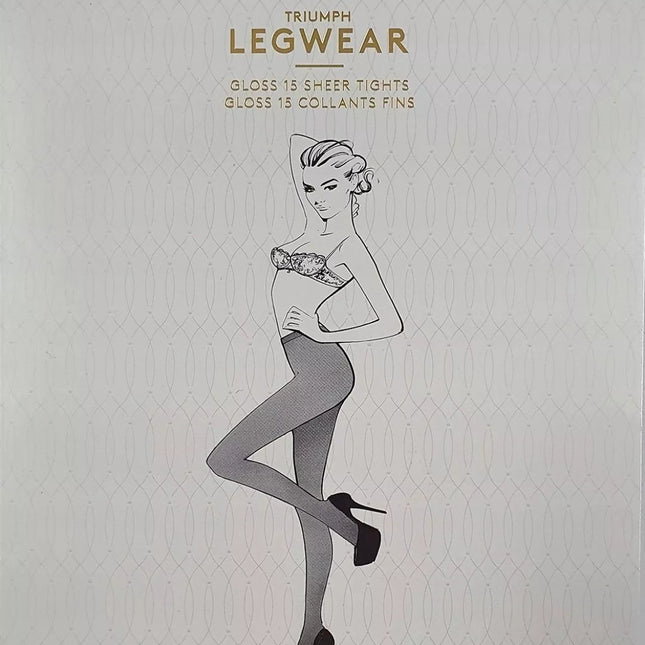 Triumph M L dydžio 15DEN kūno spalvos pėdkelnės 18948 Gobi